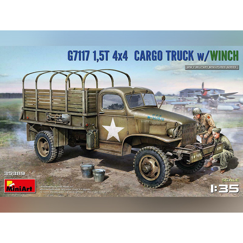 Chevrolet 1,5t 4x4 G7117 Cargo - échelle 1/35 - MINIART 35389