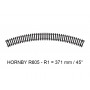 Rail courbe R1 371 mm 45° code 100 - HO 1/87 - HORNBY R605