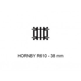 Rail droit 38 mm code 100 - HO 1/87 - HORNBY R610