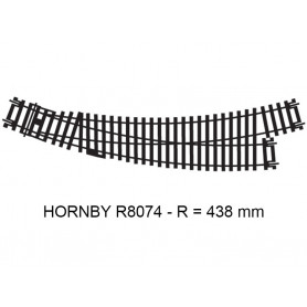 Hornby Rail courbe R4 572 mm 45° code 100 HO 1/87 HORNBY R8262 