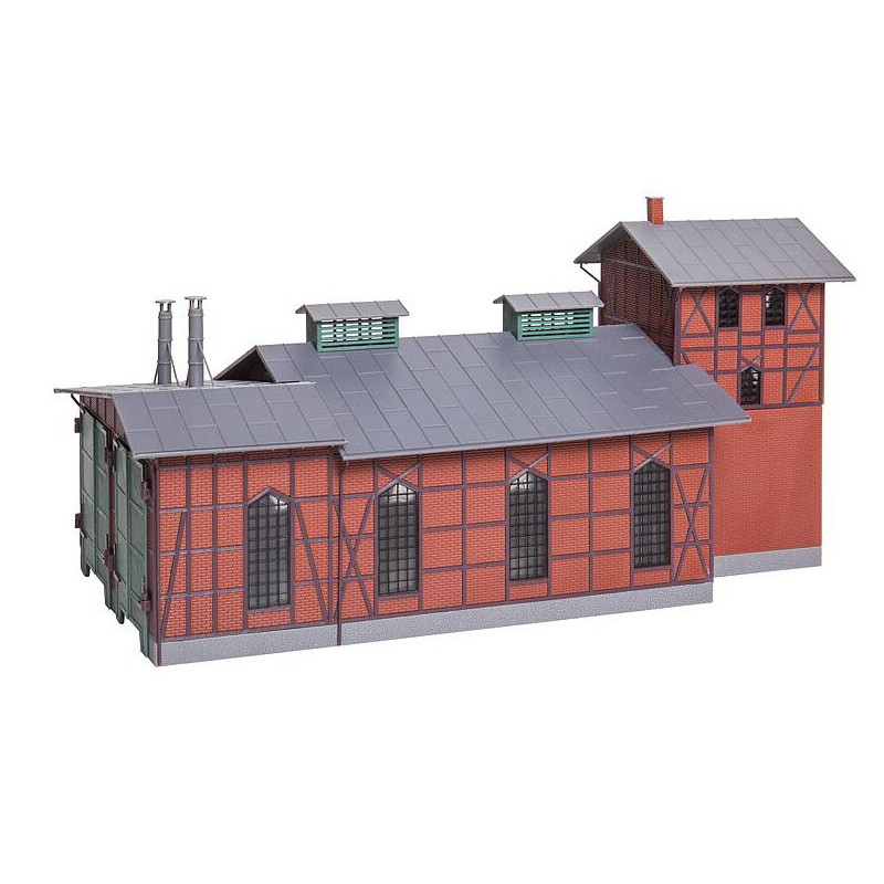 Remise à locomotives, 2 places - F252136 - Faller - Maquettes de