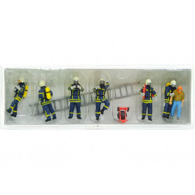 Pompiers en intervention - HO 1/87 - PREISER 10765