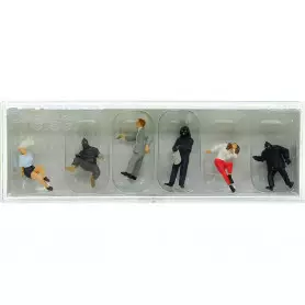 Scène de vol à main armée - HO 1/87 - PREISER 10588