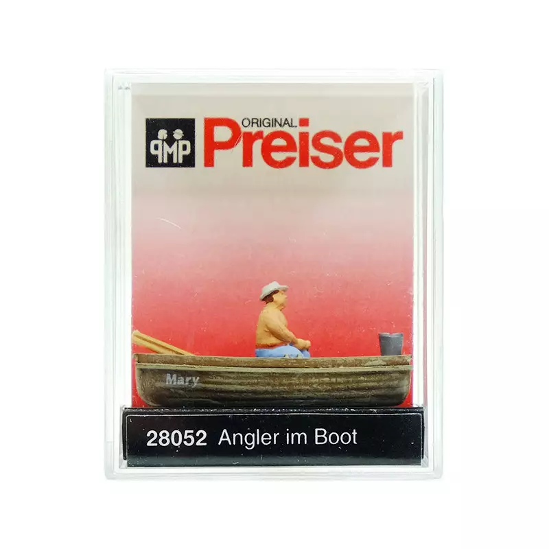 Pêcheur sur une barque - HO 1/87 - PREISER 28052