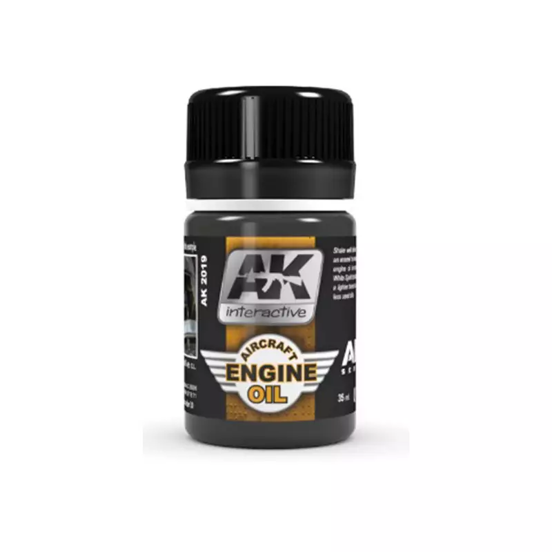 Engine Oil aviation 35ml - Jus enamel - AK INTERACTIVE AK2019