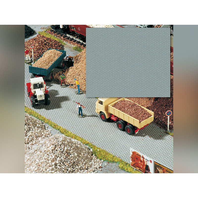 Place pavée 56x33 cm - HO 1/87 - BUSCH 7088