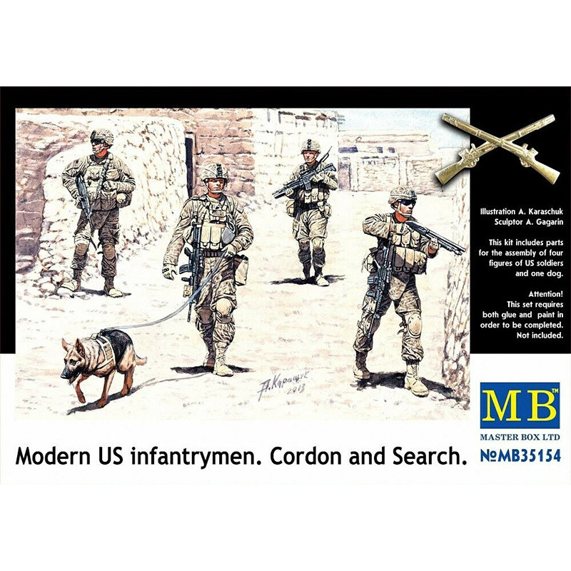 Infanterie U.S. moderne - 1/35 - MASTER BOX 35154