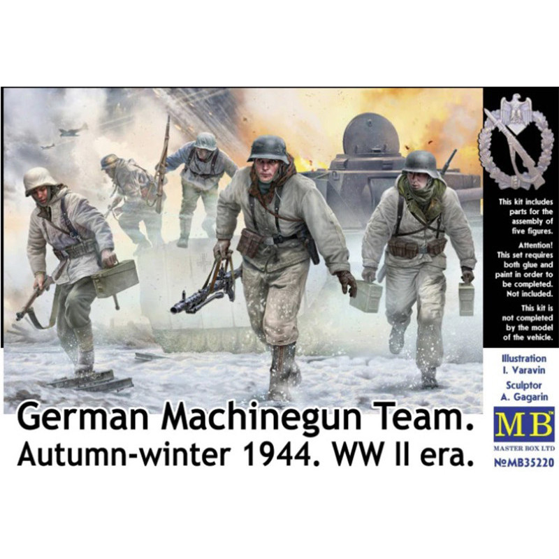Equipage allemand automne-hiver 1944 WWII - 1/35 - MASTER BOX 35220