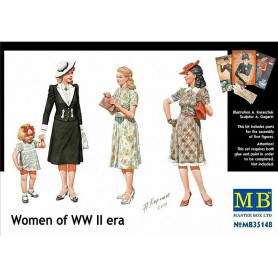 Femmes durant la 2ème guerre mondiale - 1/35 - MASTER BOX 35148