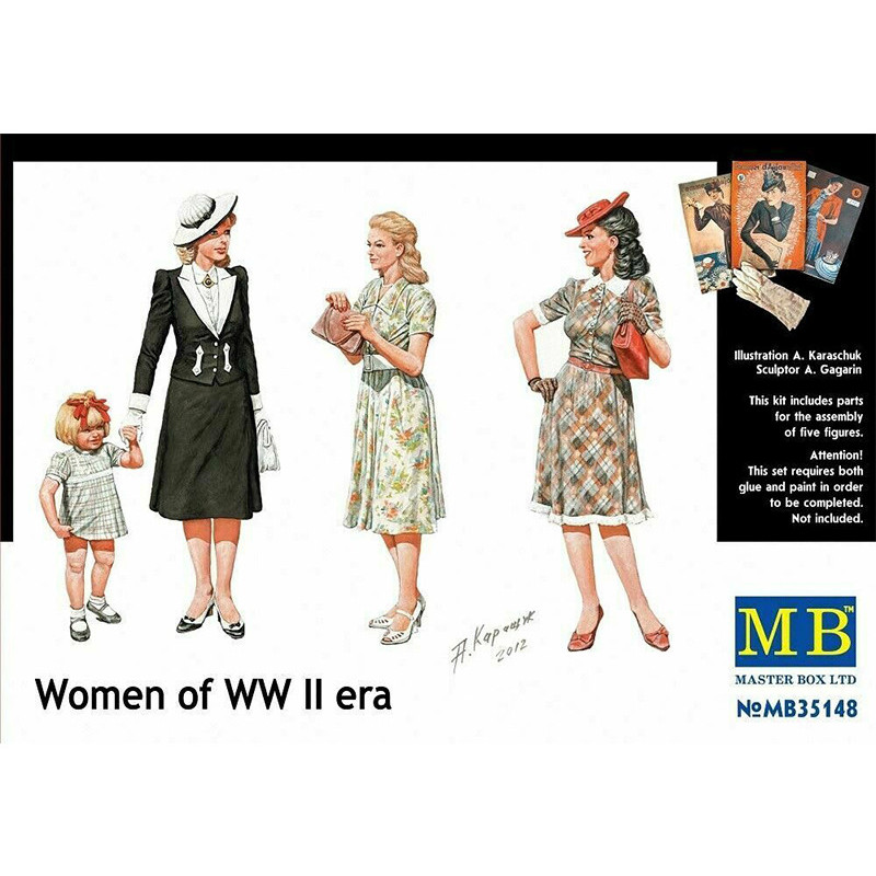 Femmes durant la 2ème guerre mondiale - 1/35 - MASTER BOX 35148