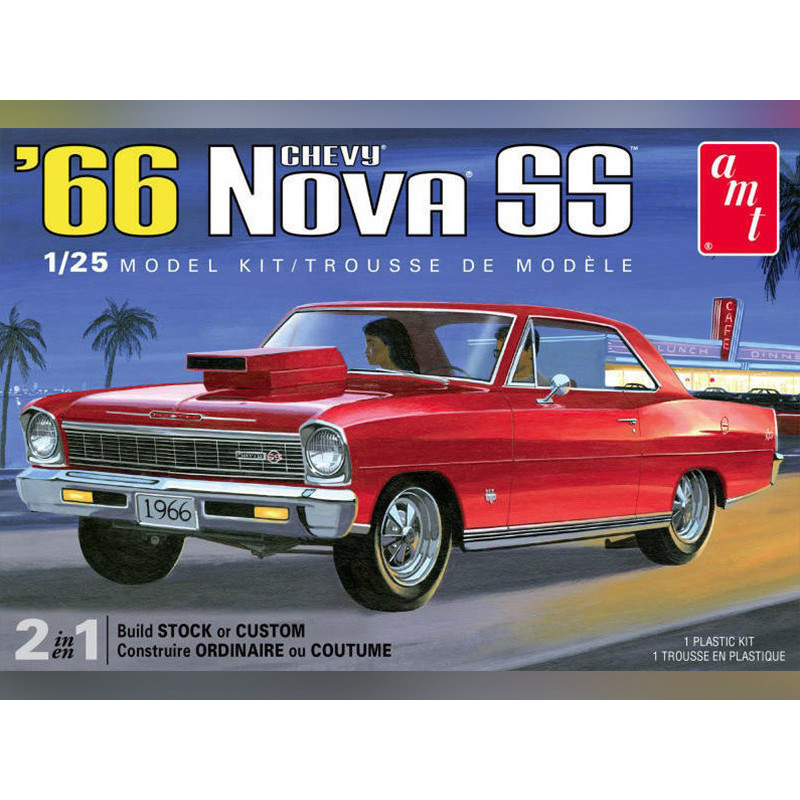 Chevrolet Nova SS 1966 - 1/25 - AMT 1198