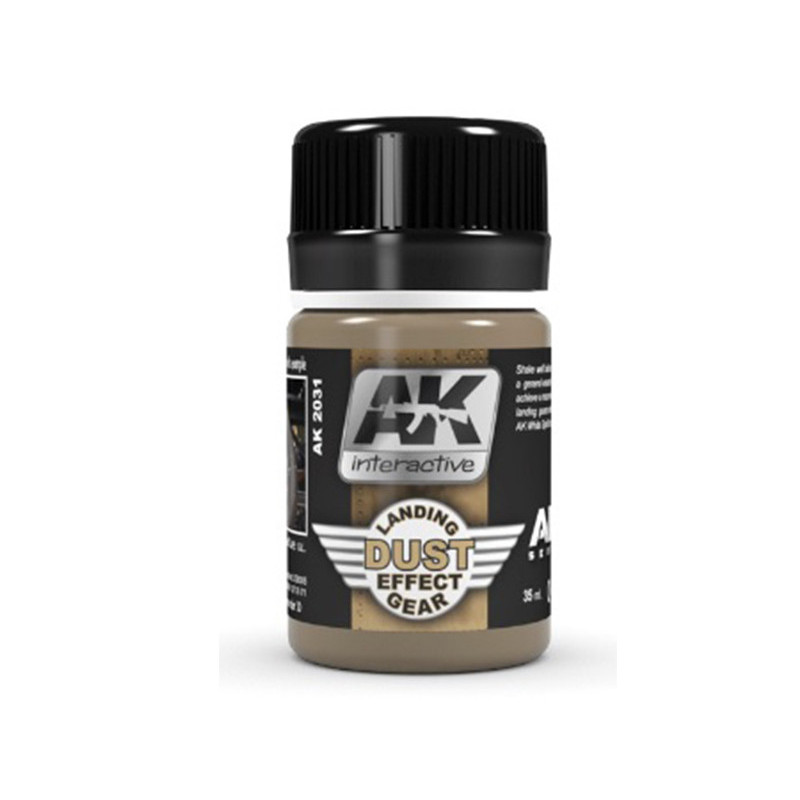 Landing Gear Dust Effect 35ml - Jus enamel - AK INTERACTIVE AK2031