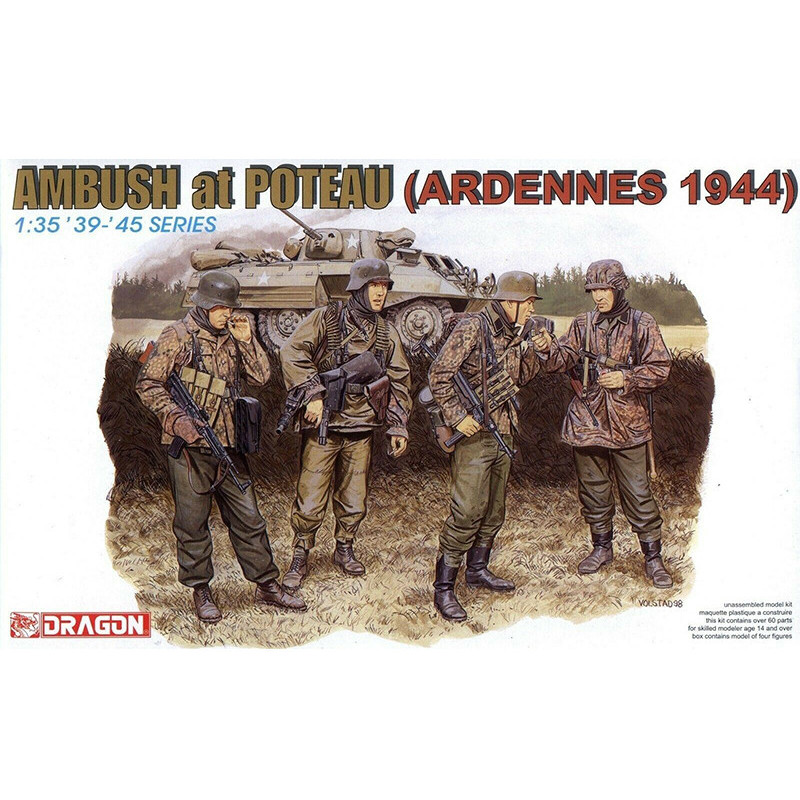 Embuscade à Poteau Ardennes 1944 - échelle 1/35 - DRAGON 6091