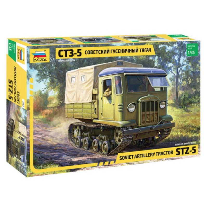 Tracteur d'Artillerie STZ-5 - 1/35 - ZVEZDA 3663