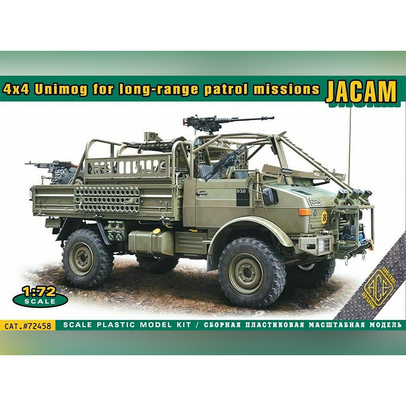 Unimog 4x4 long-range Patrol Missions JACAM - échelle 1/72 - ACE 72458