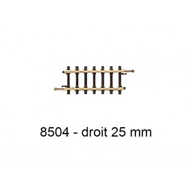 1x rail droit 25 mm - échelle Z 1/220 - Marklin 8504