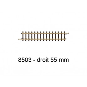 1x rail droit 55 mm - échelle Z 1/220 - Marklin 8503