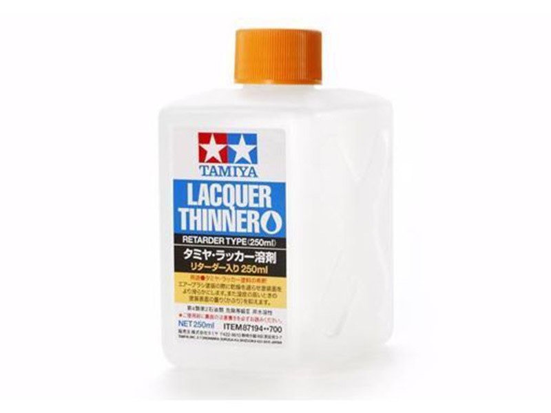 Tamiya Diluant retardant cellulosique Lacquer Thinner XL 250ml - TAMIYA 87194