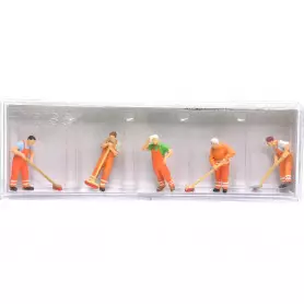 Personnel de nettoyage de rue - HO 1/87 - PREISER 10713