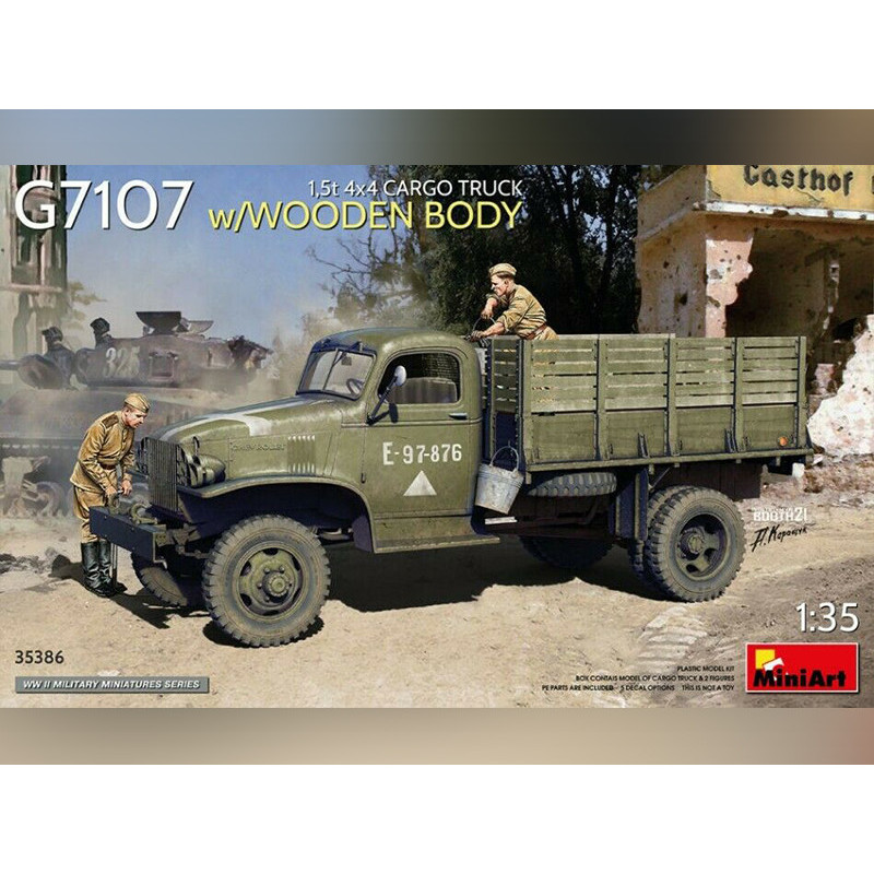 Chevrolet 1,5t 4x4 G7107 Cargo - échelle 1/35 - MINIART 35386