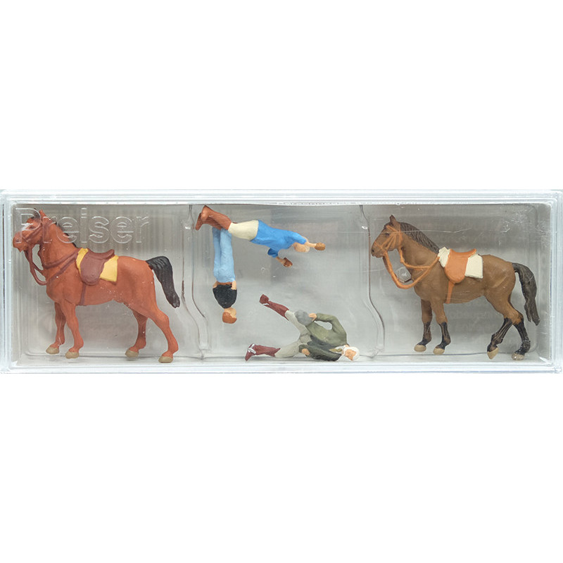 Leçon d'équitation - HO 1/87 - PREISER 10503