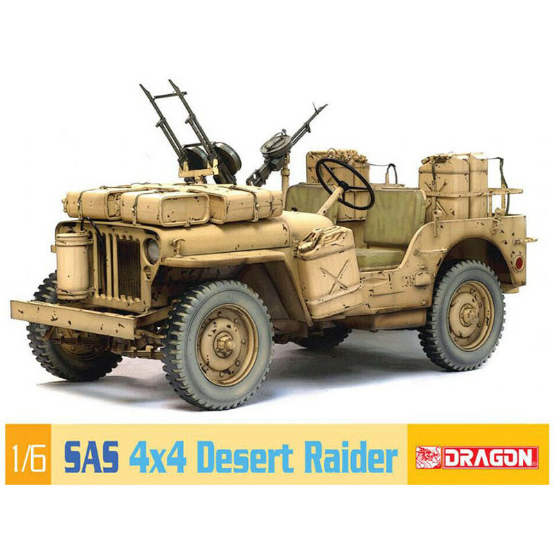 Jeep Desert Raider SAS - échelle 1/6 - DRAGON 75038