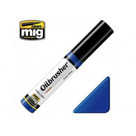 Oilbrusher bleu foncé - peinture à l'huile avec applicateur 10 ml - MIG 3504