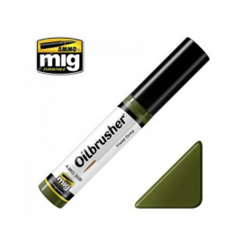 Oilbrusher vert champ (field) - peinture à l'huile avec applicateur 10 ml - MIG 3506