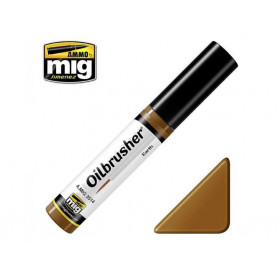 Oilbrusher terre - peinture à l'huile avec applicateur 10 ml - MIG 3514