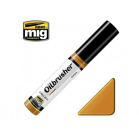 Oilbrusher ocre - peinture à l'huile avec applicateur 10 ml - MIG 3515