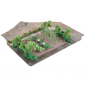 Mini diorama jardin potager - HO 1/87 - FALLER 181114