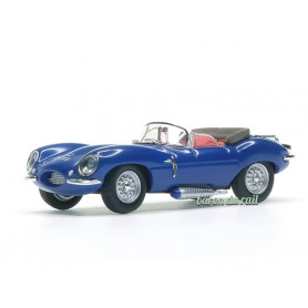 Jaguar XKSS 1956 cabriolet ouvert bleue - HO 1/87 - BUSCH 9838323