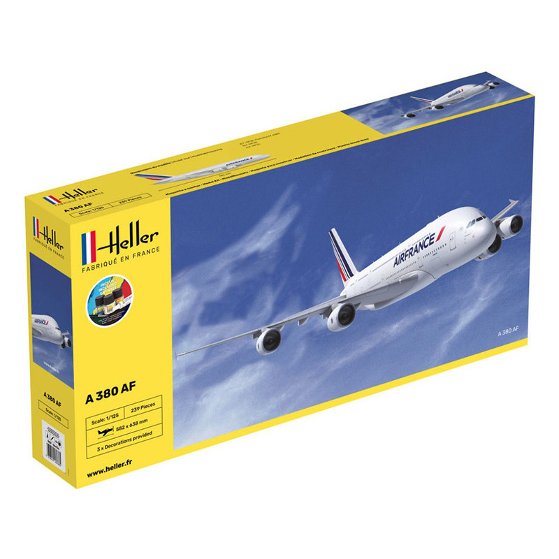 Airbus A380 Air France kit complet - 1/125 - HELLER 56436