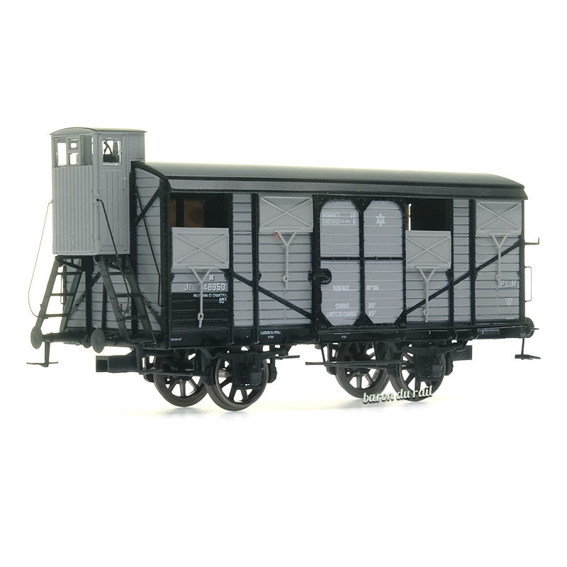 Wagon couvert PLM 20T PLM ép II - HO 1/87 - REE WB-695