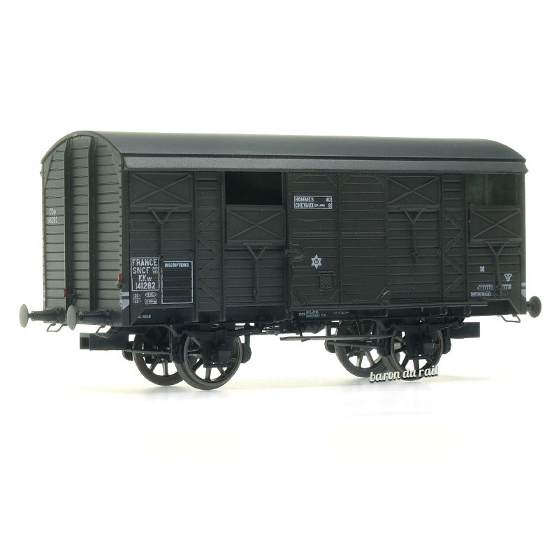 Wagon couvert PLM 20T SNCF ép IIIa - HO 1/87 - REE WB-700