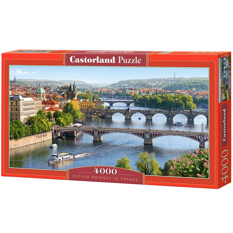 Vltava Bridges in Prague - Puzzle 4000 pièces - CASTORLAND