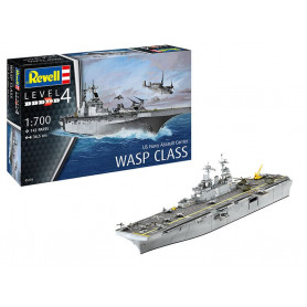 Porte-avions d'assaut USS WASP CLASS - échelle 1/700 - REVELL 05178