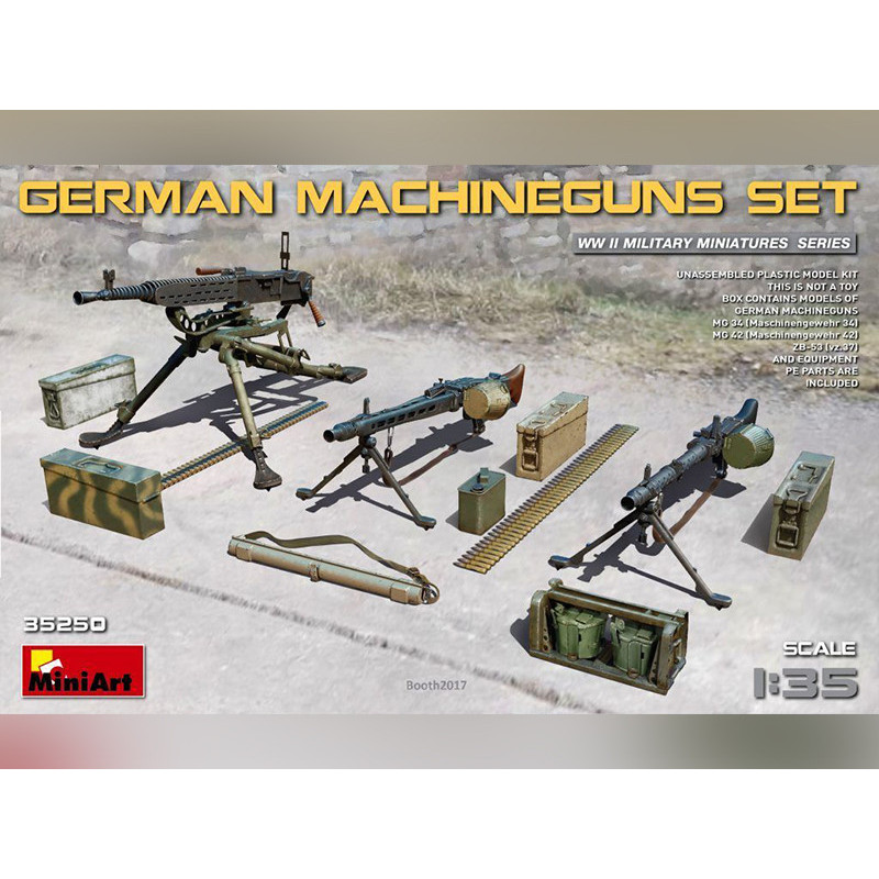 Set de mitraillettes allemandes WWII - échelle 1/35 - MINIART 35250