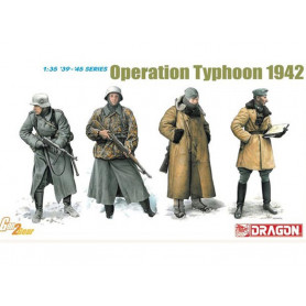 Soldats allemands opération Typhon 1941 - échelle 1/35 - DRAGON 6735