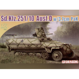 Sd.Kfz.251/10 Ausf.D 3,7cm PaK - échelle 1/72 - DRAGON 7280