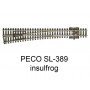 PECO SL-389 - Aiguillage droit à gauche 8° Insulfrog échelle N