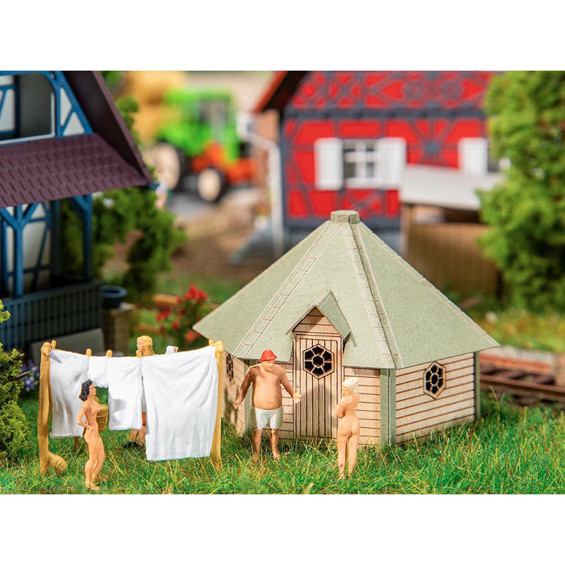 Sauna pour jardin Lasercut - HO 1/87 - Faller 180310