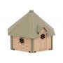 Sauna pour jardin Lasercut - HO 1/87 - Faller 180310