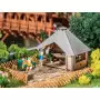 Barbecue couvert pour jardin Lasercut - HO 1/87 - Faller 180311
