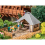 Barbecue couvert pour jardin Lasercut - HO 1/87 - Faller 180311