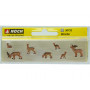 Cerfs, biches et faons - N 1/160 - NOCH 36732
