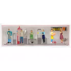 Vendeurs au marché - HO 1/87 - FALLER 151641