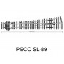 PECO SL-89 - Aiguillage grand rayon droit à gauche 12° insulfrog code 100 échelle HO