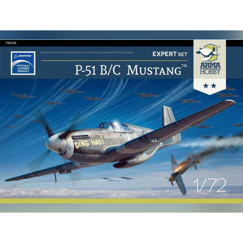P-51 B/C Mustang Expert - échelle 1/72 - ARMA HOBBY 70038