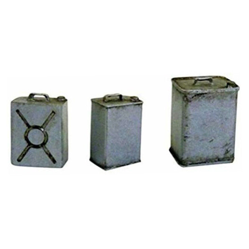 3 types de bidons carrés WWII - échelle 1/35 - PLUS MODEL EL059